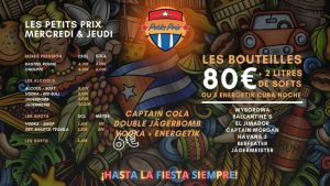 Bar avec des bons prix bar pas cher sortir bouger à Valenciennes Dans Le Nord . CUBA BAR CUBA NOCHE discotheque nightclub Hainaut.
