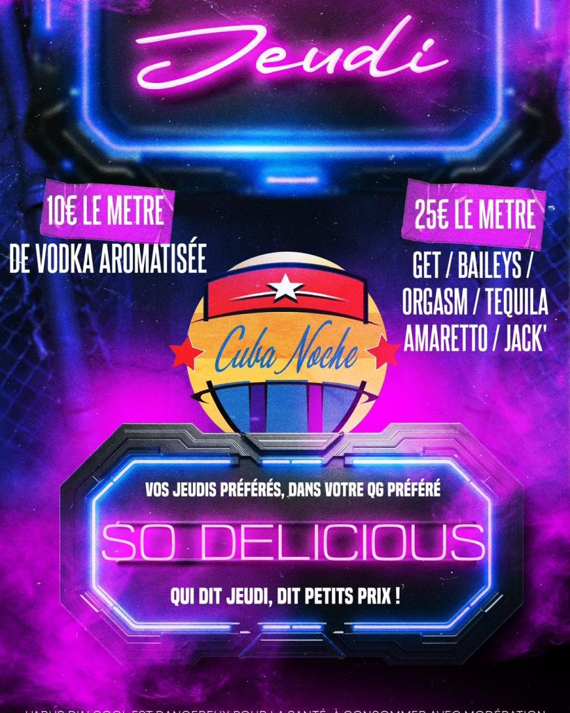 Sortir le Jeudi dans le nord Meilleur lieux de vie, nightlife Thursday Jeudi Soir au Cuba Bar Norche Valenciennes Party Best Place North Hauts de France Nightclub Pub Soirée Party Before Late Night 59