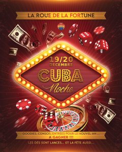 Weekend Casino Party | La Roue de La Fortune Animations DJ Jeux Lots à Gagner Bar Cuba Noche Club Nightclub Discothèque Valenciennes Nord Hauts de France